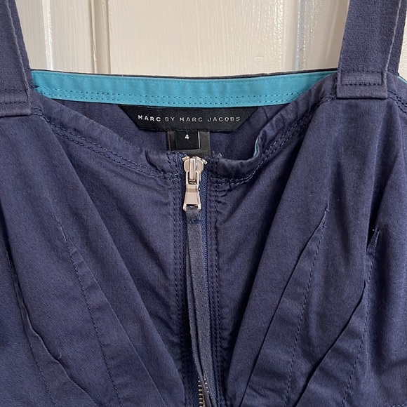 Marc Jacobs Navy Blue Sleeveless Strap size 4 - Picture 3 of 9